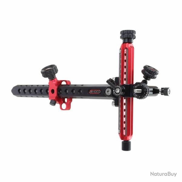 Viseur Align Pro Aluminium - Shocq - Rouge / Gaucher