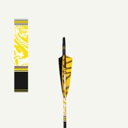 Wrap ZEBRA - BearPaw - Noir/Jaune/Blanc