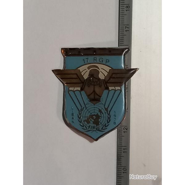 Insigne du 17�me r�giment de g�nie parachutiste (17�me RGP) - Liban (1978)