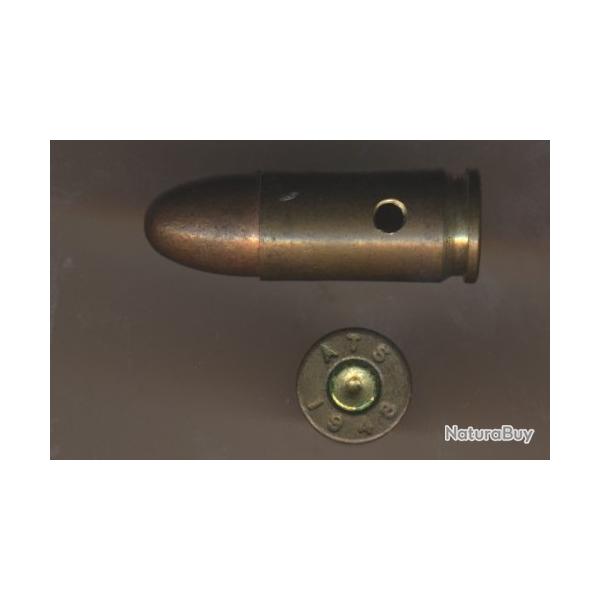 (14736) 9x19 Parabellum Neutra ATS 1948 en laiton pour Arm�e