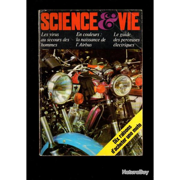 science et vie 655 de 1972, airbus, insectes , nasa , voir sommaire