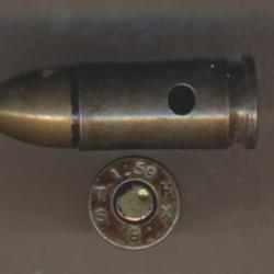 (14731) 9x19 Parabellum Neutra  FRANCE Mle 50 ETUI ACIER Mle 52