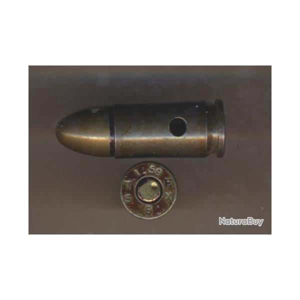 (14731) 9x19 Parabellum Neutra  FRANCE Mle 50 ETUI ACIER Mle 52