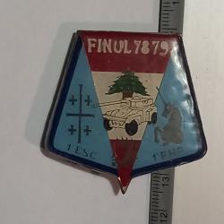 Insigne du 1er escadron du 1er r&eacute;giment de hussards parachutistes (1er RHP) - Liban (78/79)