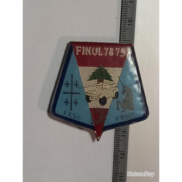 Insigne du 1er escadron du 1er r�giment de hussards parachutistes (1er RHP) - Liban (78/79)