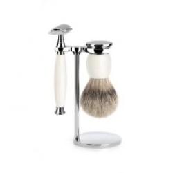 SET 3 P. MUHLE SOPHIST PORCELAINE SECURITE PUR ARGENTE