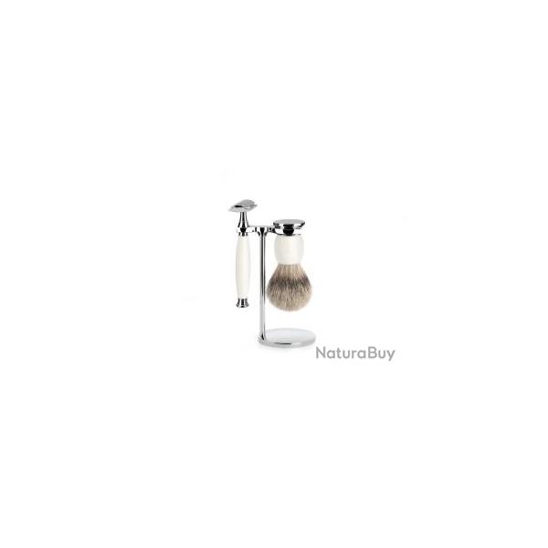 SET 3 P. MUHLE SOPHIST PORCELAINE SECURITE PUR ARGENTE
