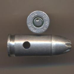 (14735) 9x19 Parabellum Neutra A BLANC Arm&eacute;e BATAVE