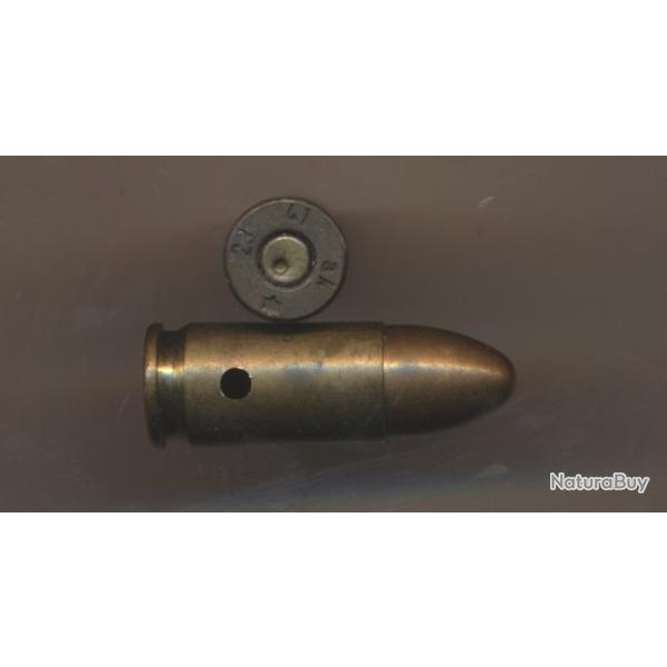 (14741) 9x19 Parabellum Neutra fab. Tchecoslovaque (PS) sous controle Allemand