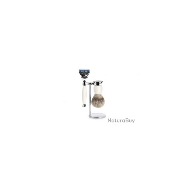 SET 3 P. Mulhe SOPHIST porcelaine fusion pur argente