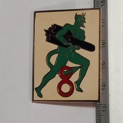 Insigne de la section MILAN du 8&egrave;me r&eacute;giment parachutiste d'infanterie de marine (8&egrave;me RPIMa)