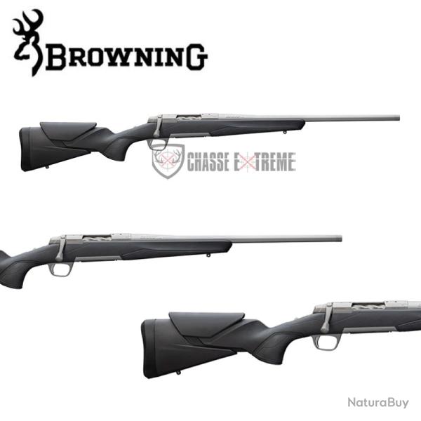 Carabine BROWNING X-Bolt 2 Stainless Varitech Black Threaded 20" Cal 6.5 Creedmoor
