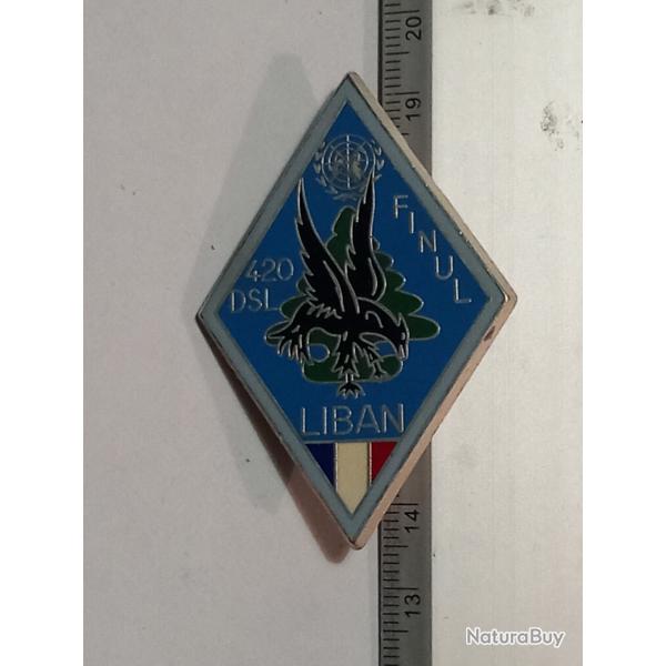 Insigne du 420�me d�tachement de soutien logistique (420�me DSL) - Liban