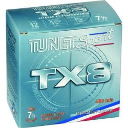 Cartouche TUNET CAL.12/70 TX8 28GR par 250