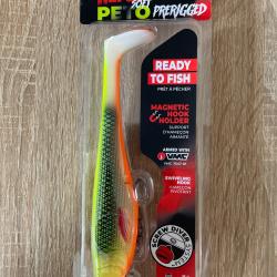 Leurre souple Rapala soft peto prerigged 18cm EXCLUSIF YELLOW BACK