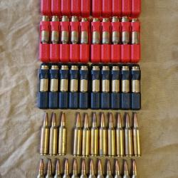 Lot de 53 cartouches cal 270 WSM Geco Norma Winchester Mise &agrave; prix 1� sans prix de r&eacute;serve !!!