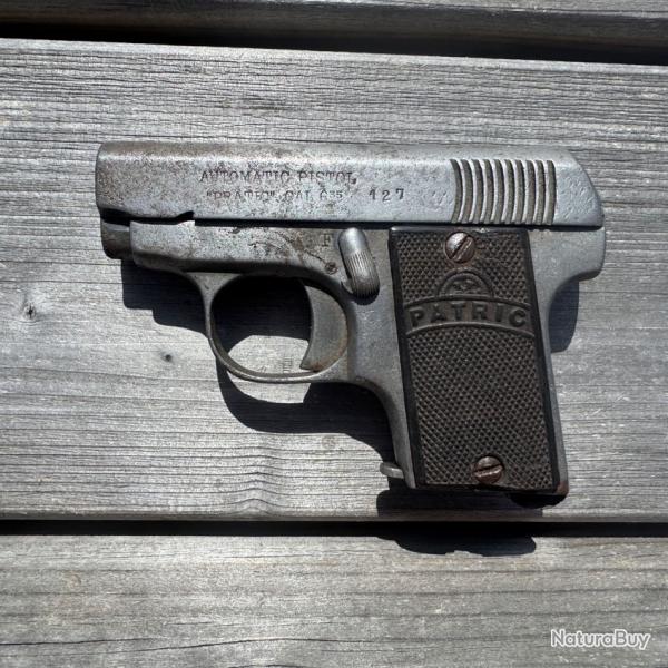 Pistolet type Ruby calibre 25 ACP / 6,35mm Browning - MISE A PRIX 1 EURO