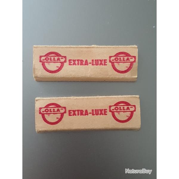 2 ANCIENS PR�SERVATIFS CONDOMS PAQUETAGE SOLDAT