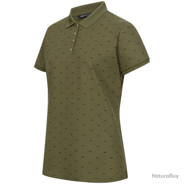 POLO BLASER FEMME ALLOVER DARK OLIVRE / BLACK