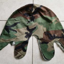 Couvre casque Woodland pour casque US M1 en tr&egrave;s bon &eacute;tat