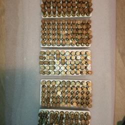 Lot de 250 douilles 222R RWS tir&eacute;es 1 X