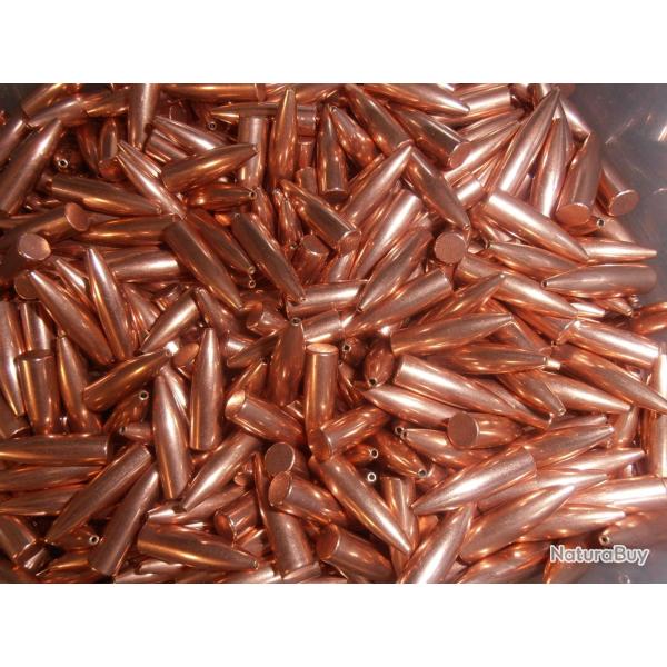 Vds 50 ogives Ppu  120 gr  HP - 284- 7mm  - pour 7.08 rem, 7x64, 280 rem, 284 w.....