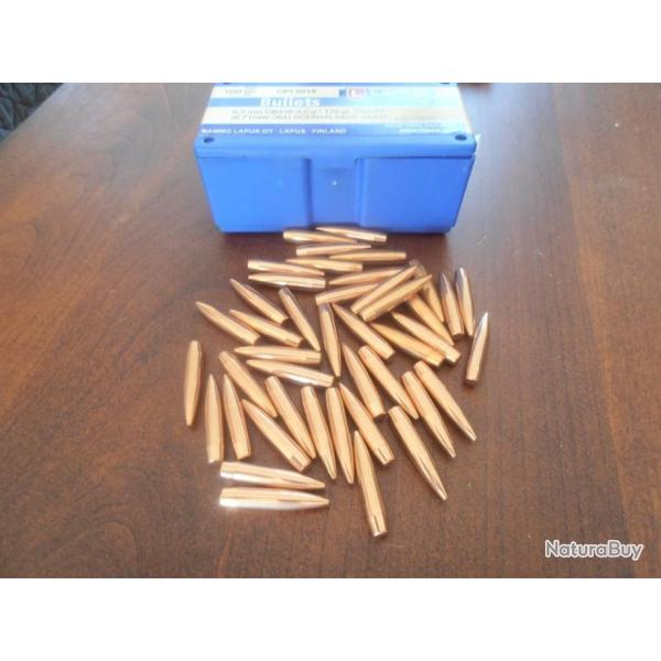 50 ogives Lapua 139 gr sc�nar   - 264 - 6.5 creedmore, 260 rem, 6.5x55, 6.5x47......
