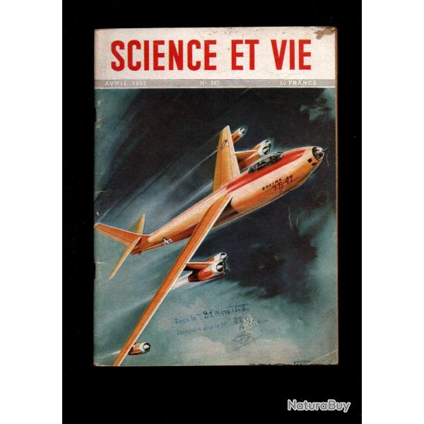 science et vie 367 avril 1948 saphir synth�tique, circulation a�rienne, migrations d'insectes,