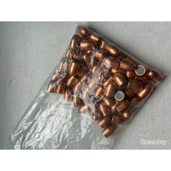 lot de 58 ogives 45 acp fmj H&N 230 grains sellier bellot