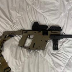 Vector kriss gbbr TAN + 3 chargeurs + sac