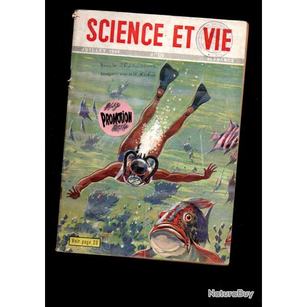 science et vie 370 juillet 1948 , sports sous-marins, �volution de la motocyclette, chirurgie du coe