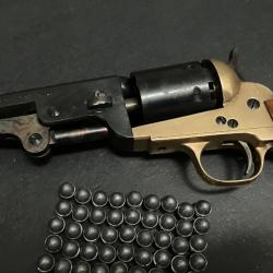 pietta colt calibre 36 poudre noire (+50 balles ogivales)
