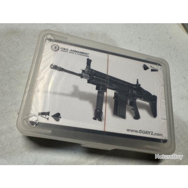 Jeu de cartes G&G Armament Airsoft neuf sous blister rare
