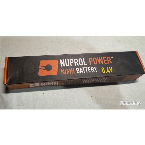 Batterie Airsoft Nuprol Power NiMH 8.4V 1600mAh - Neuve