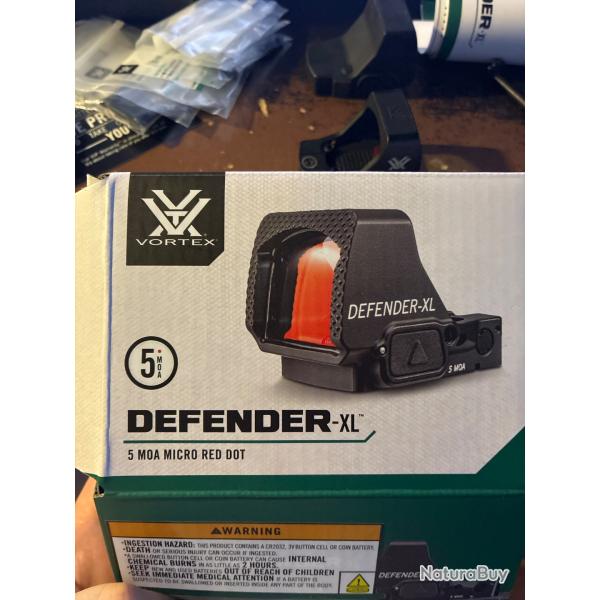 Point rouge Vortex Defender XL 5moa rouge