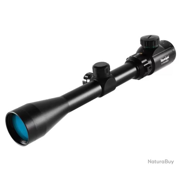 Lunette de chasse 3-9x40 avec illumination rouge ou verte