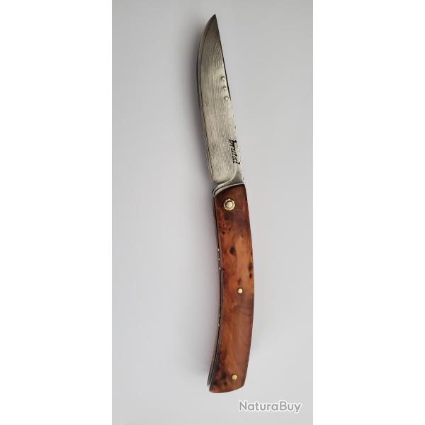 Couteau de poche artisanal