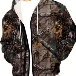 SWEAT CHASSE A CAPUCHE ZIPPE
