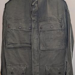 Veste de saut TAP 47/56 kaki - Troupes A&eacute;roport&eacute;es fran&ccedil;aises - Guerre d'Alg&eacute;rie