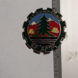 Insigne de la 35&egrave;me compagnie de camp