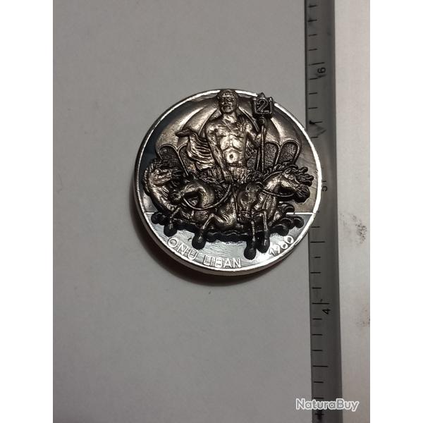 Insigne de la 2�me compagnie du 9�me r�giment de chasseurs parachutistes (9�me RCP) - Liban (1980)