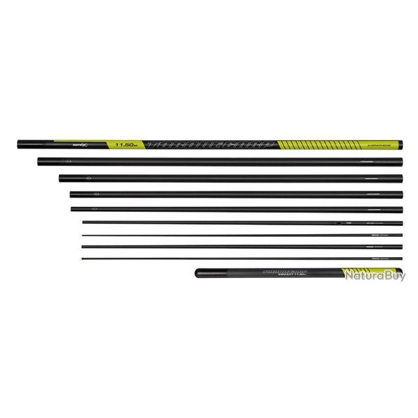 Pack canne au coup Matrix Torque Carp X Power Pole 11,5 m