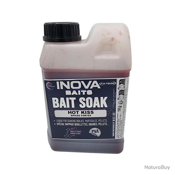 Inova Baits Bait Soak 1 kg - nappage pour bouillettes, graines et pellets Scopex