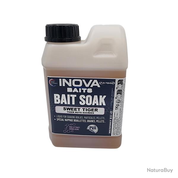 Inova Baits Bait Soak 1 kg - nappage pour bouillettes, graines et pellets Sweet Tiger
