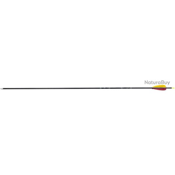 Fl�che Avalon Tyro 4.2 Trad Carbone Plumes Naturelles 900 Encoche Jaune 70 gr 29" Jaune/Rouge/Rouge