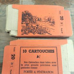 Boite carton cal.20