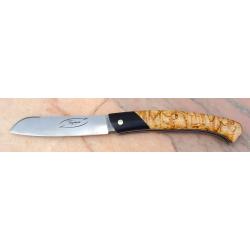 COUTEAU REGIONAL  " TEYMEN " BI MATIERE PIECE UNIQUE  NEUF ETAT VITRINE + ETUI CUIR OFFERT