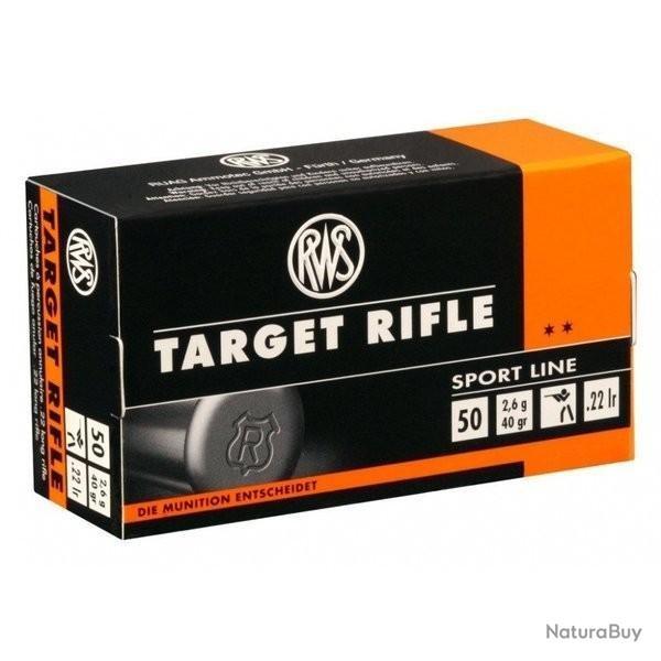 500 cartouches 22Lr RWS Target RIFLE (sport line)