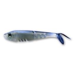 Leurre Delalande Baby Buster Shad 5cm Nacr&eacute; bleut&eacute; dos noir