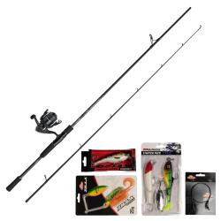 Combo Spinning Abu Garcia Fast Attack Pro 2m30 Brochet 80cm 5.2:1 3000 20 - 50g